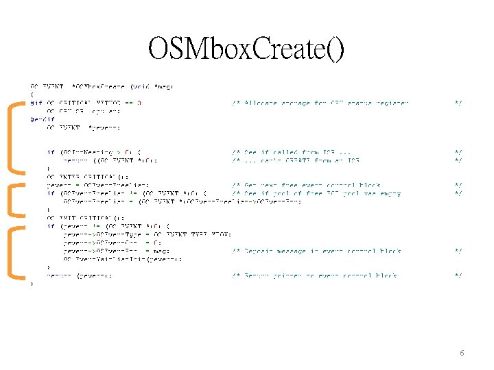 OSMbox. Create() 6 