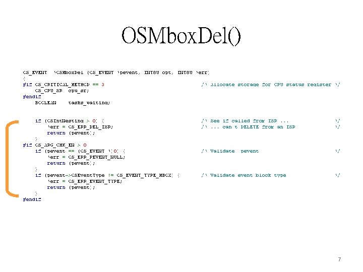 OSMbox. Del() 7 