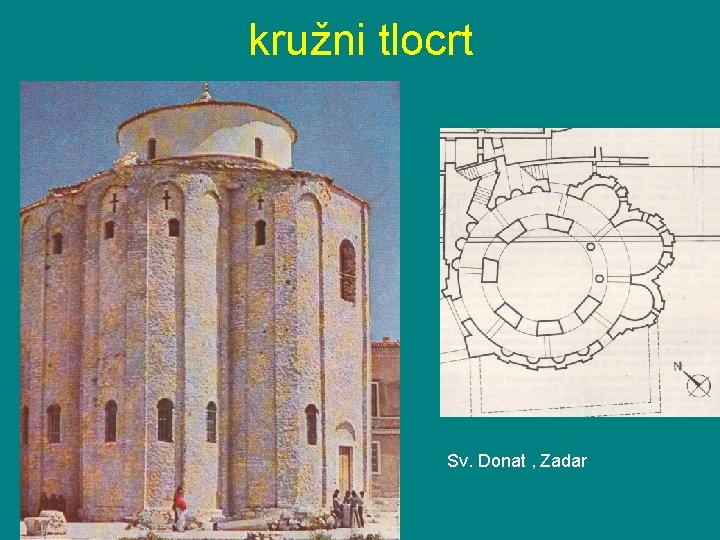 kružni tlocrt Sv. Donat , Zadar 