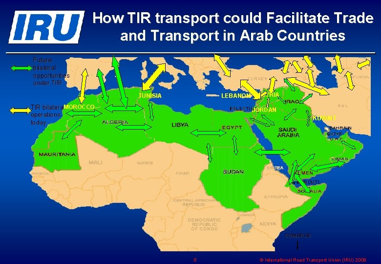 How TIR transport could Facilitate Trade and Transport in Arab Countries Future bilateral opportunities