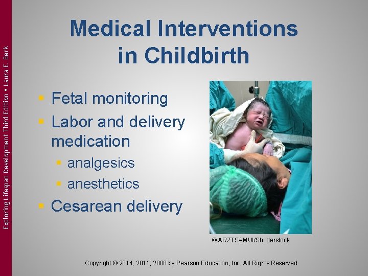 Exploring Lifespan Development Third Edition Laura E. Berk Medical Interventions in Childbirth § Fetal