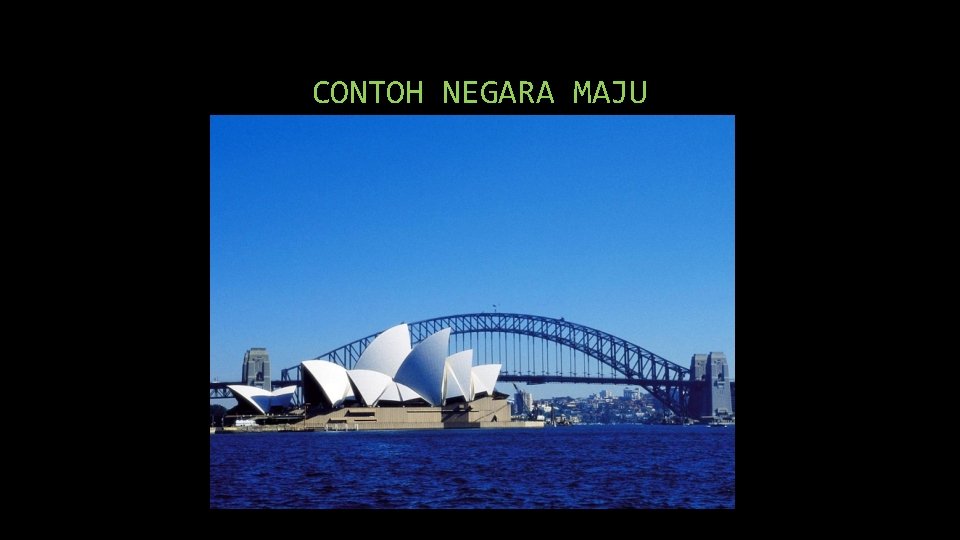 CONTOH NEGARA MAJU 