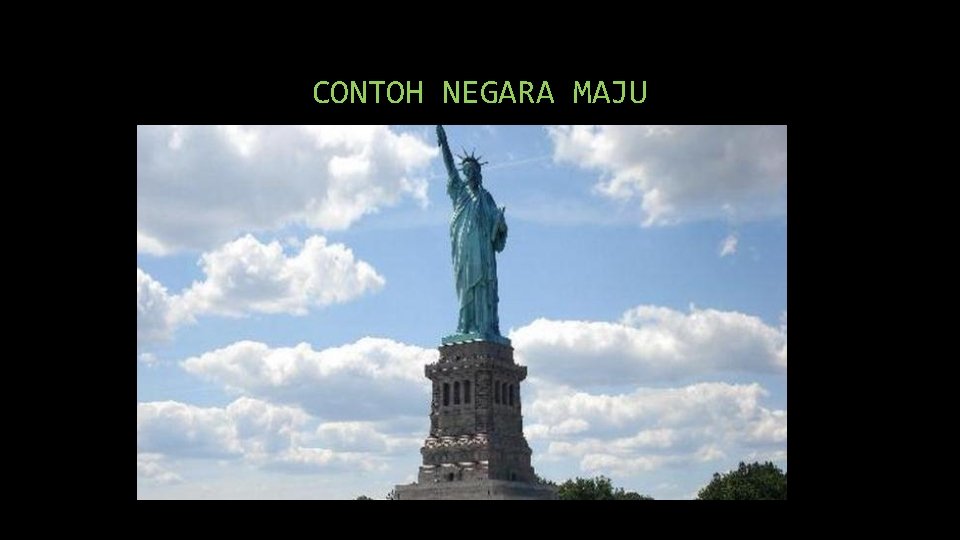 CONTOH NEGARA MAJU 