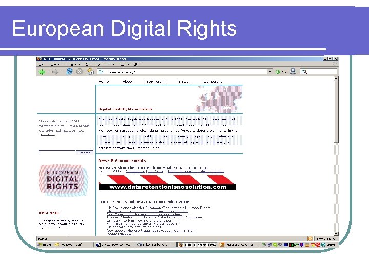 European Digital Rights 