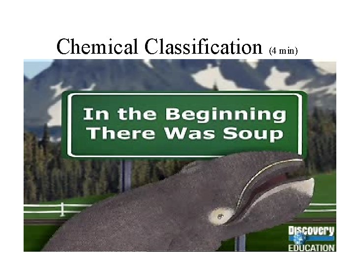 Chemical Classification (4 min) 