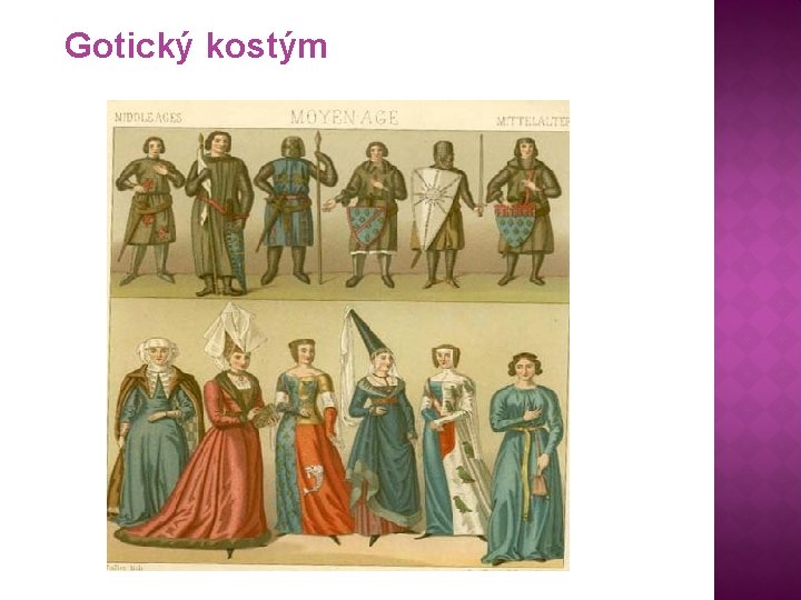 Gotický kostým 