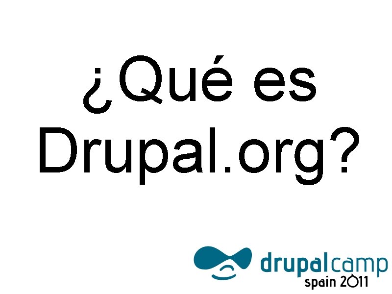 ¿Qué es Drupal. org? 