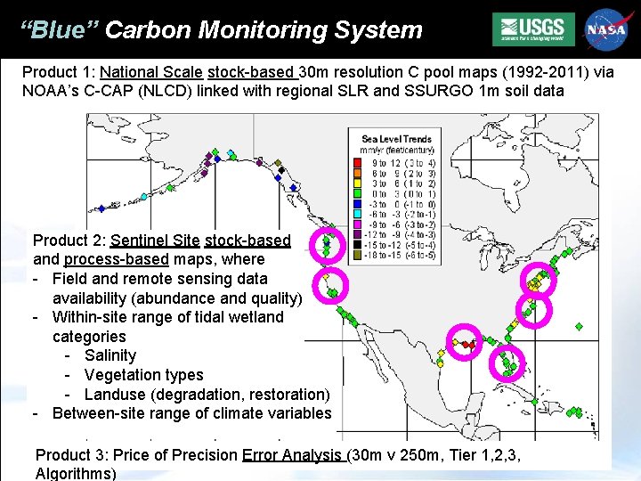 “Blue” Carbon Monitoring System Product 1: National Scale stock-based 30 m resolution C pool