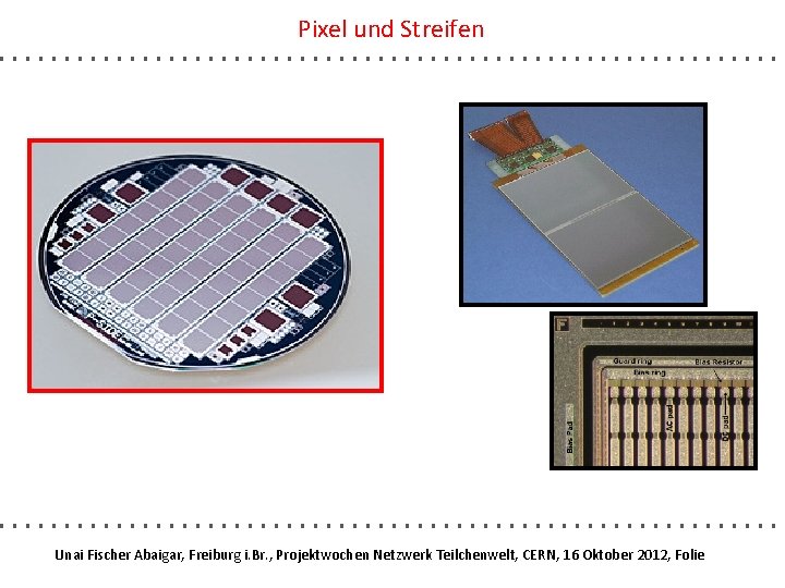 Pixel und Streifen Unai Fischer Abaigar, Freiburg i. Br. , Projektwochen Netzwerk Teilchenwelt, CERN,