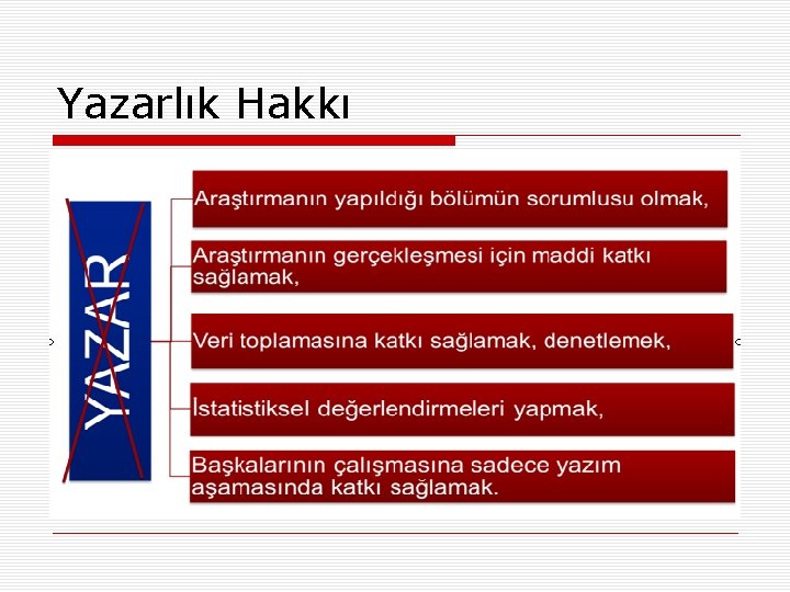 Yazarlık Hakkı 