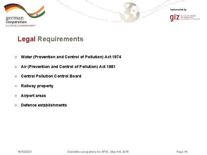 Implemented by Legal Requirements » Water (Prevention and Control of Pollution) Act 1974 »