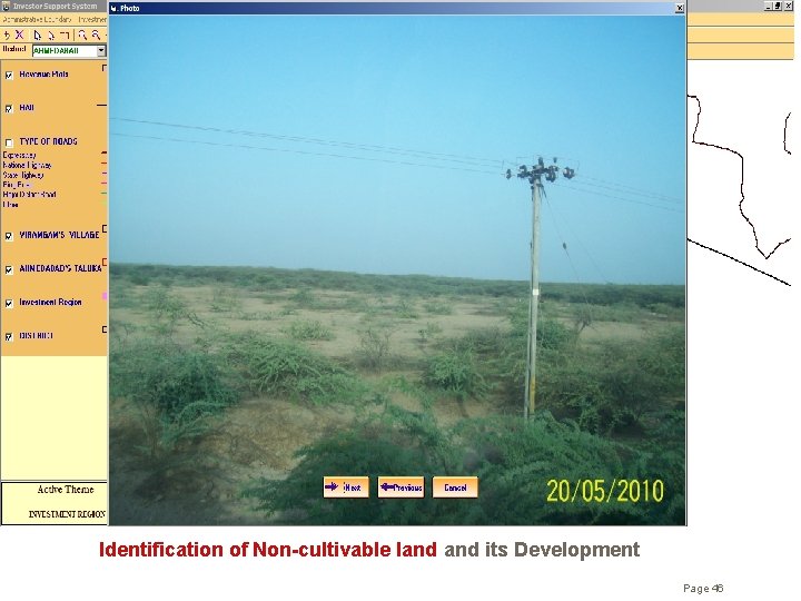 Identification of Non-cultivable land its Development Page 46 