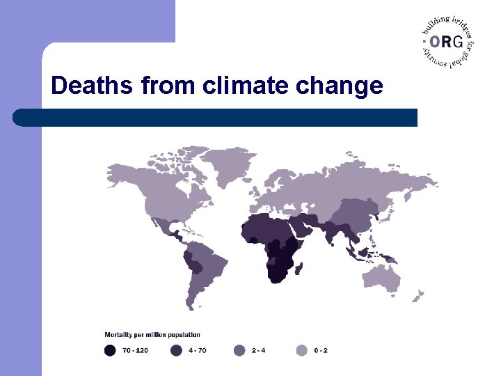 Deaths from climate change 
