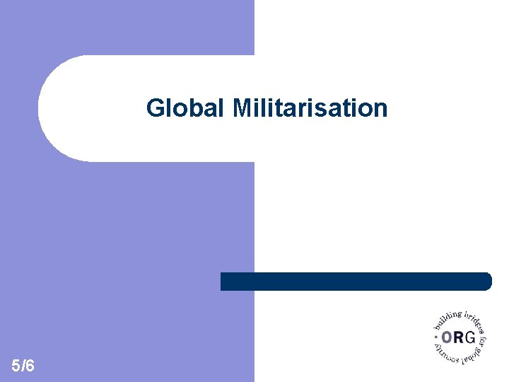 Global Militarisation 5/6 