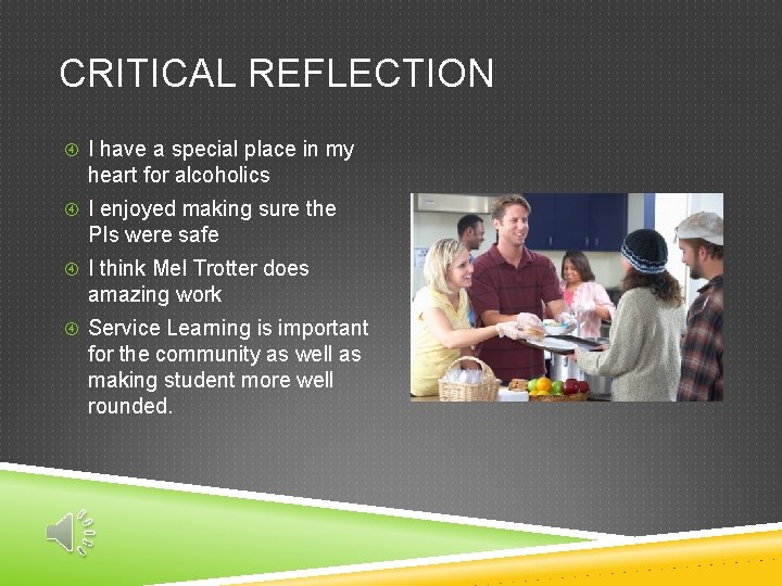 CRITICAL REFLECTION I have a special place in my heart for alcoholics I enjoyed