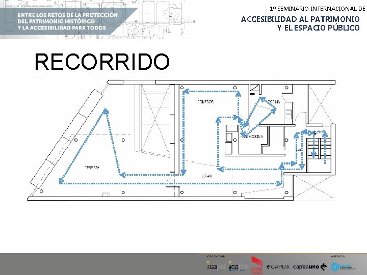 1º SEMINARIO INTERNACIONAL DE ACCESIBILIDAD AL PATRIMONIO Y EL ESPACIO PÚBLICO RECORRIDO 1º SEMINARIO INTERNACIONAL DE ACCESIBILIDAD AL PATRIMONIO Y EL ESPACIO PÚBLICO RECORRIDO