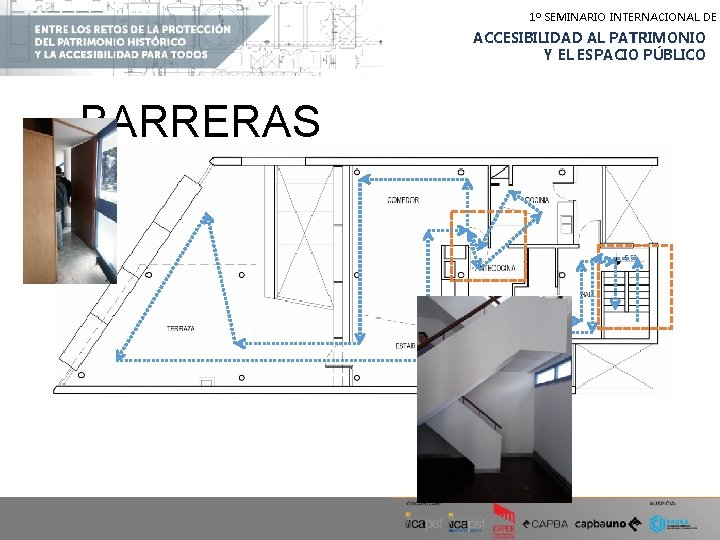 1º SEMINARIO INTERNACIONAL DE ACCESIBILIDAD AL PATRIMONIO Y EL ESPACIO PÚBLICO BARRERAS 1º SEMINARIO INTERNACIONAL DE ACCESIBILIDAD AL PATRIMONIO Y EL ESPACIO PÚBLICO BARRERAS