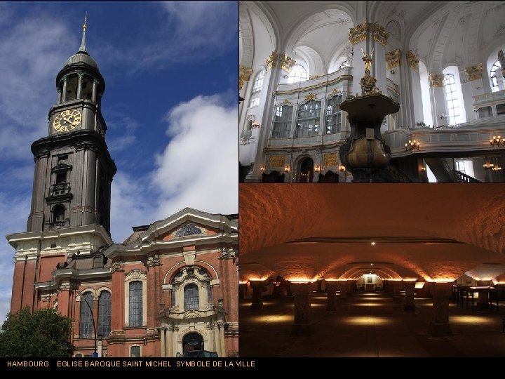 HAMBOURG EGLISE BAROQUE SAINT MICHEL SYMBOLE DE LA VILLE 