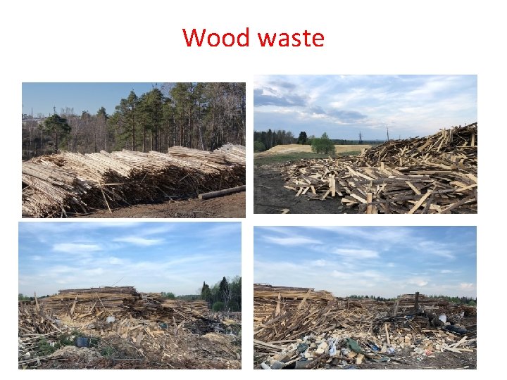 Wood waste 