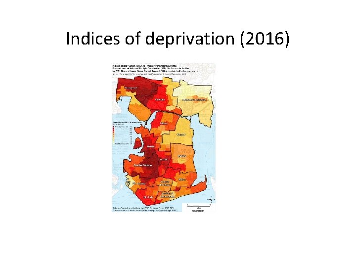 Indices of deprivation (2016) 