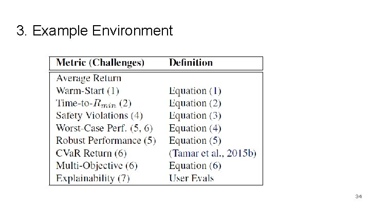 3. Example Environment 34 