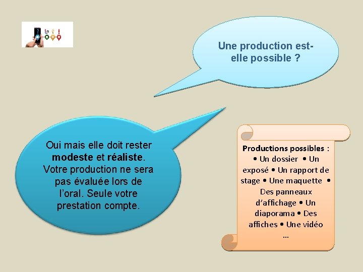 Une production estelle possible ? Oui mais elle doit rester modeste et réaliste. Votre