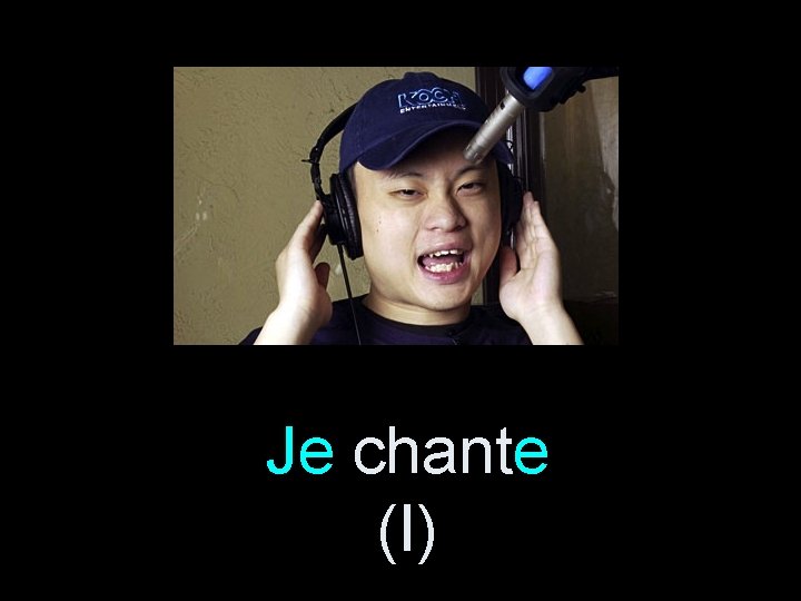 Je chante (I) 