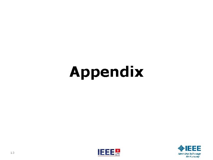 Appendix 13 