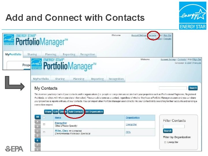 Add and Connect with Contacts 39 