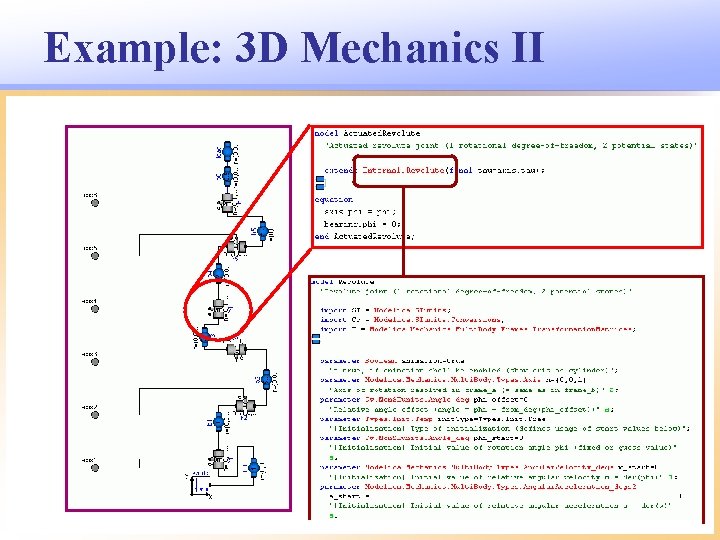 Example: 3 D Mechanics II 