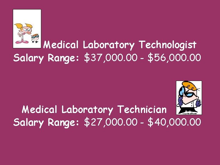 Medical Laboratory Technologist Salary Range: $37, 000. 00 - $56, 000. 00 Medical Laboratory