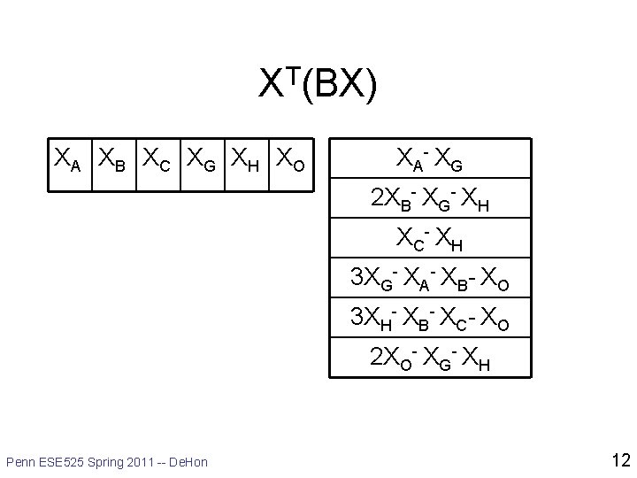 XT(BX) XA XB XC XG XH XO X A- X G 2 XB- XG-