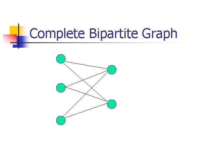 Complete Bipartite Graph 