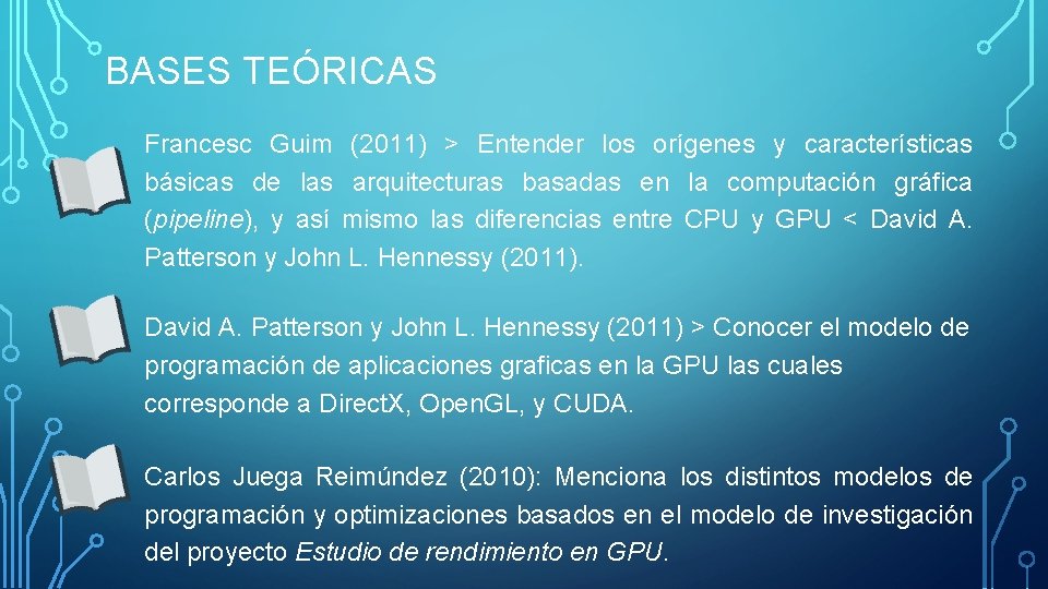 BASES TEÓRICAS Francesc Guim (2011) > Entender los orígenes y características básicas de las