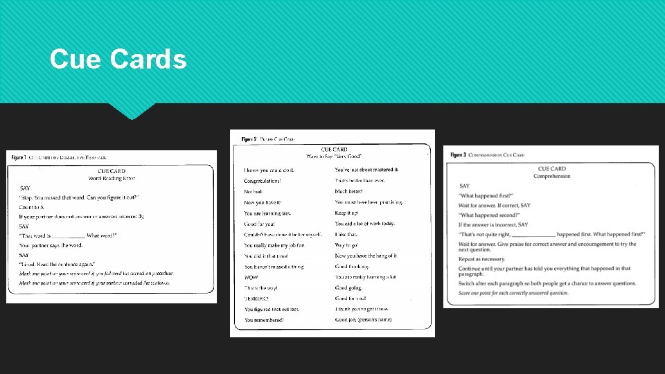 Cue Cards Cue Cards