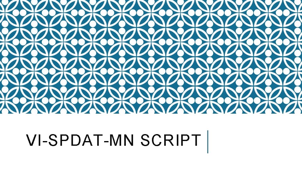 VI-SPDAT-MN SCRIPT 