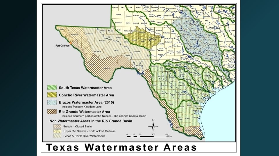 Texas Watermaster Areas 