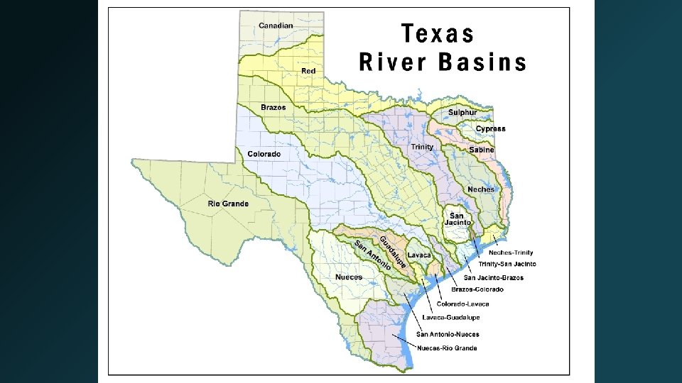 Texas River Basins 