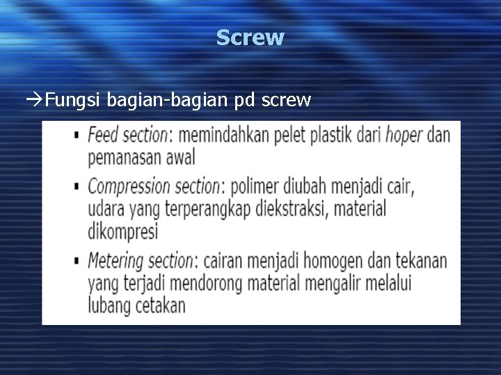 Screw àFungsi bagian-bagian pd screw 