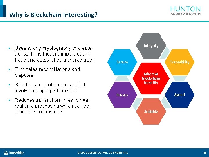 Why is Blockchain Interesting? § Uses strong cryptography to create transactions that are impervious