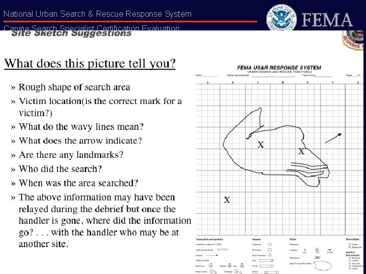 National Urban Search & Rescue Response System Canine Search Specialist Certification Evaluation 35 