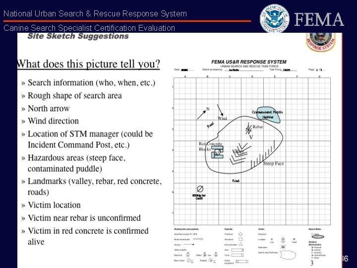 National Urban Search & Rescue Response System Canine Search Specialist Certification Evaluation 36 