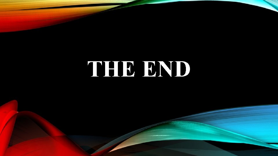 THE END 