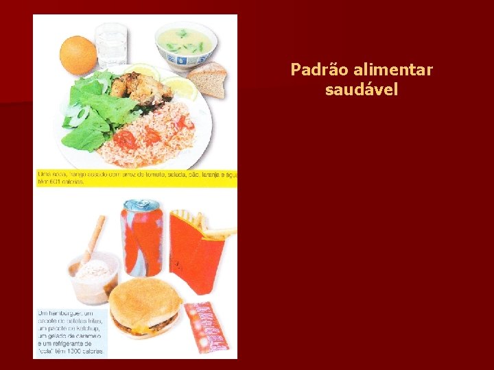 Padrão alimentar saudável 