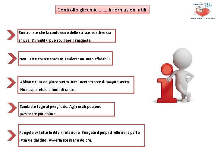 Controllo glicemia … … Informazioni utili Controllate che la confezione delle strisce reattive sia