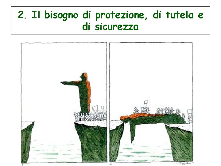 2. Il bisogno di protezione, di tutela e di sicurezza 