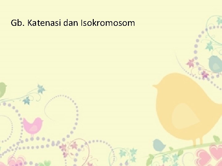 Gb. Katenasi dan Isokromosom 