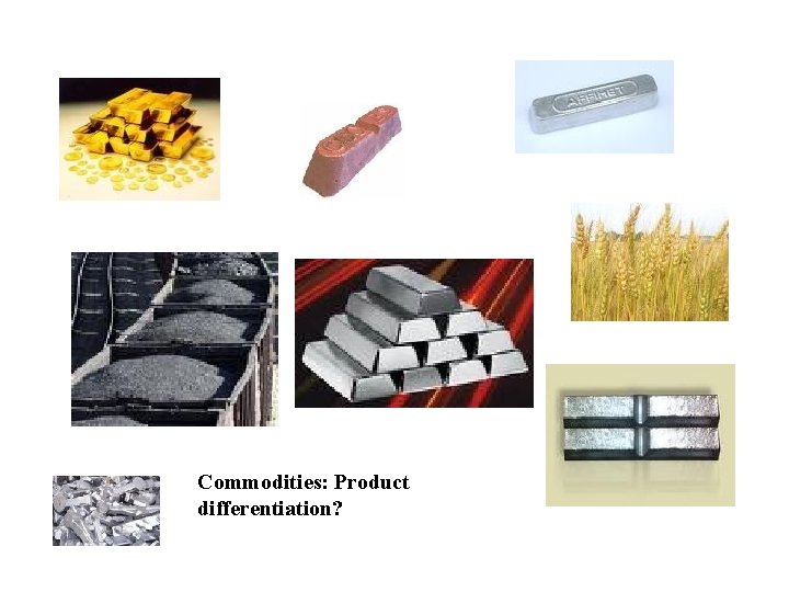 Commodities: Product differentiation? Copyright 2004 Mc. Graw-Hill Australia Pty Ltd PPTs t/a Microeconomics 7/e