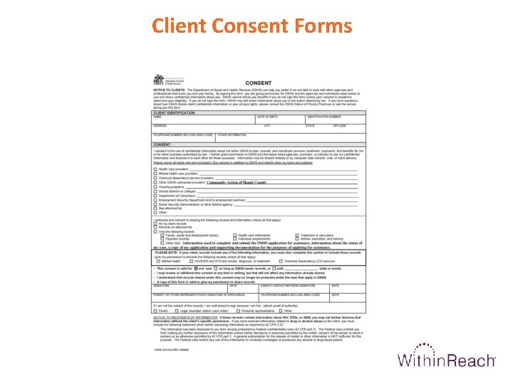 Client Consent Forms 