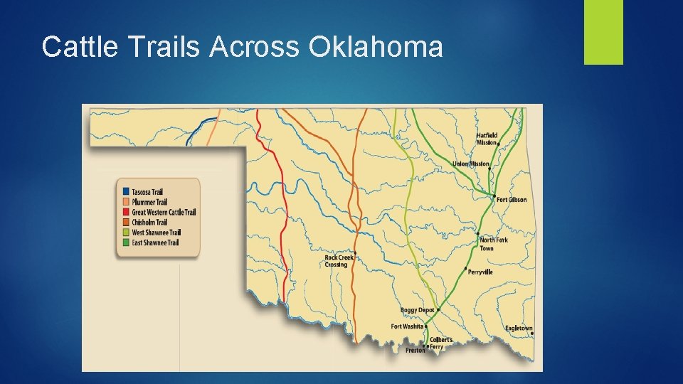 Cattle Trails Across Oklahoma 